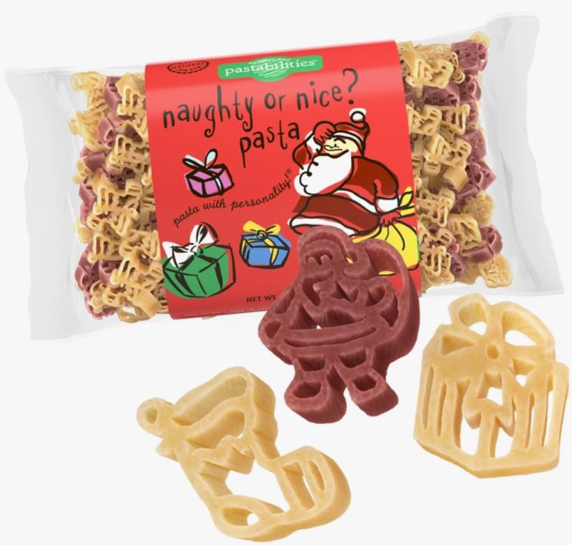 Naughty or Nice Shaped Pasta
