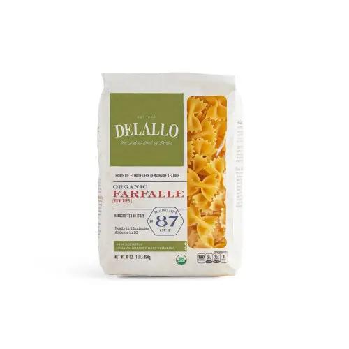 Organic Farfalle Pasta By Dellalo