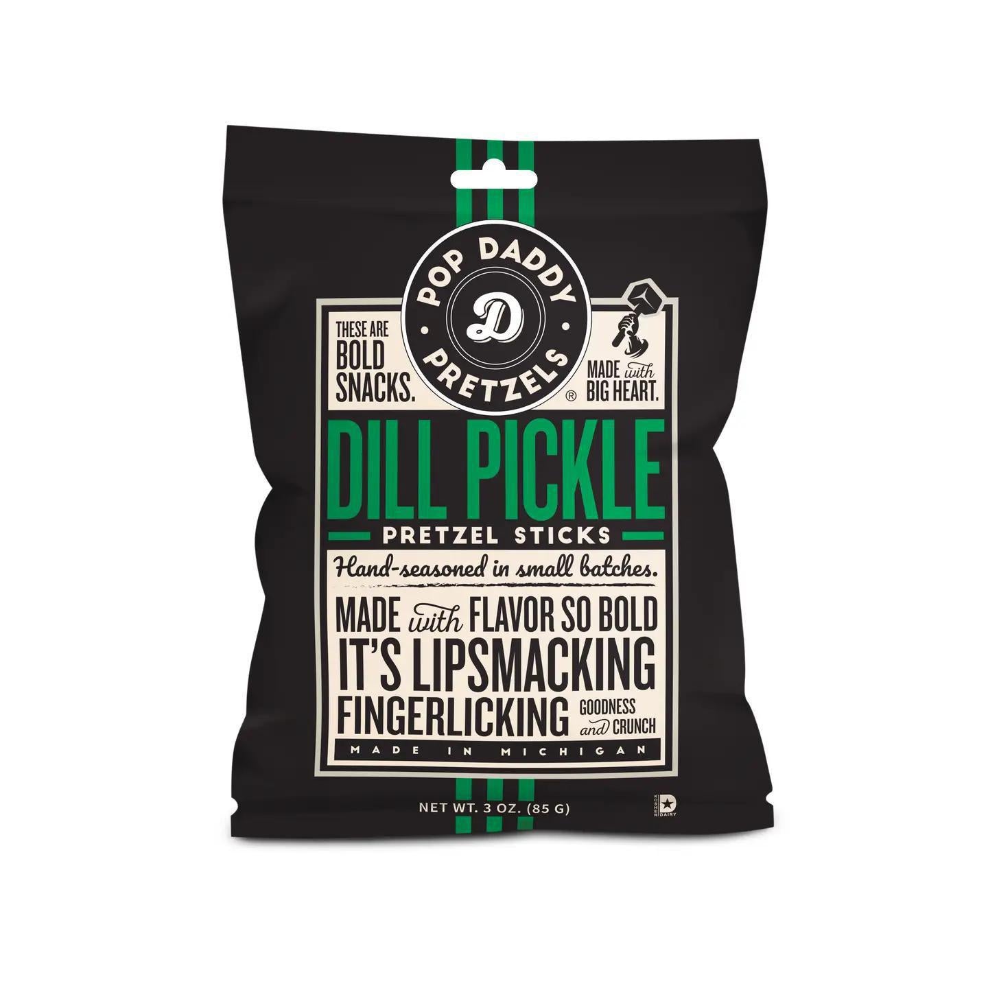 Dill Pickle Seasoned Pretzels 3.0oz