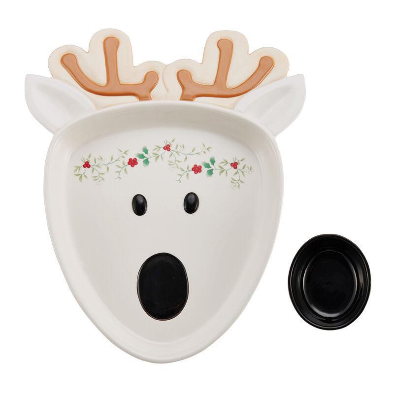 Reindeer Chip and Dip Bowl