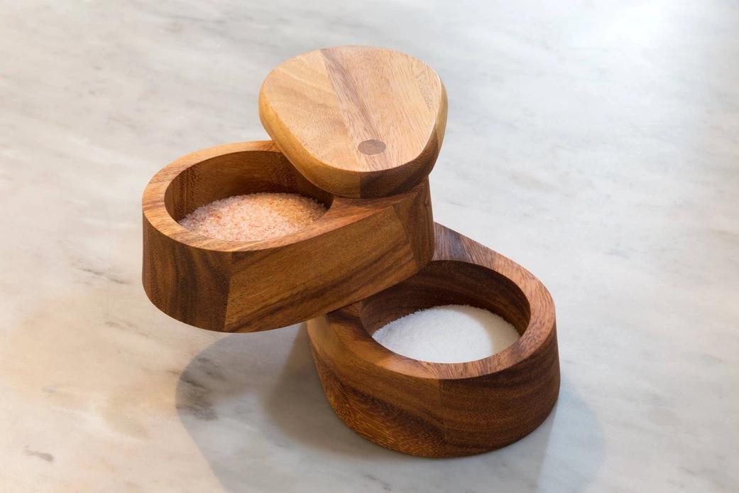 Ironwood Swivel Salt Box