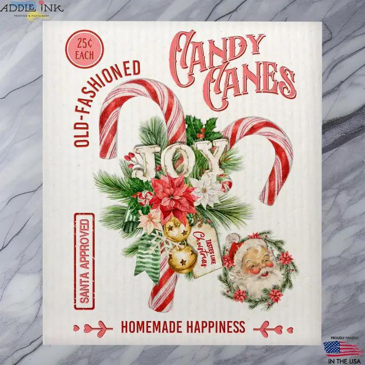 Addle Ink Christmas Swedish Dishcloth & Tea Towels