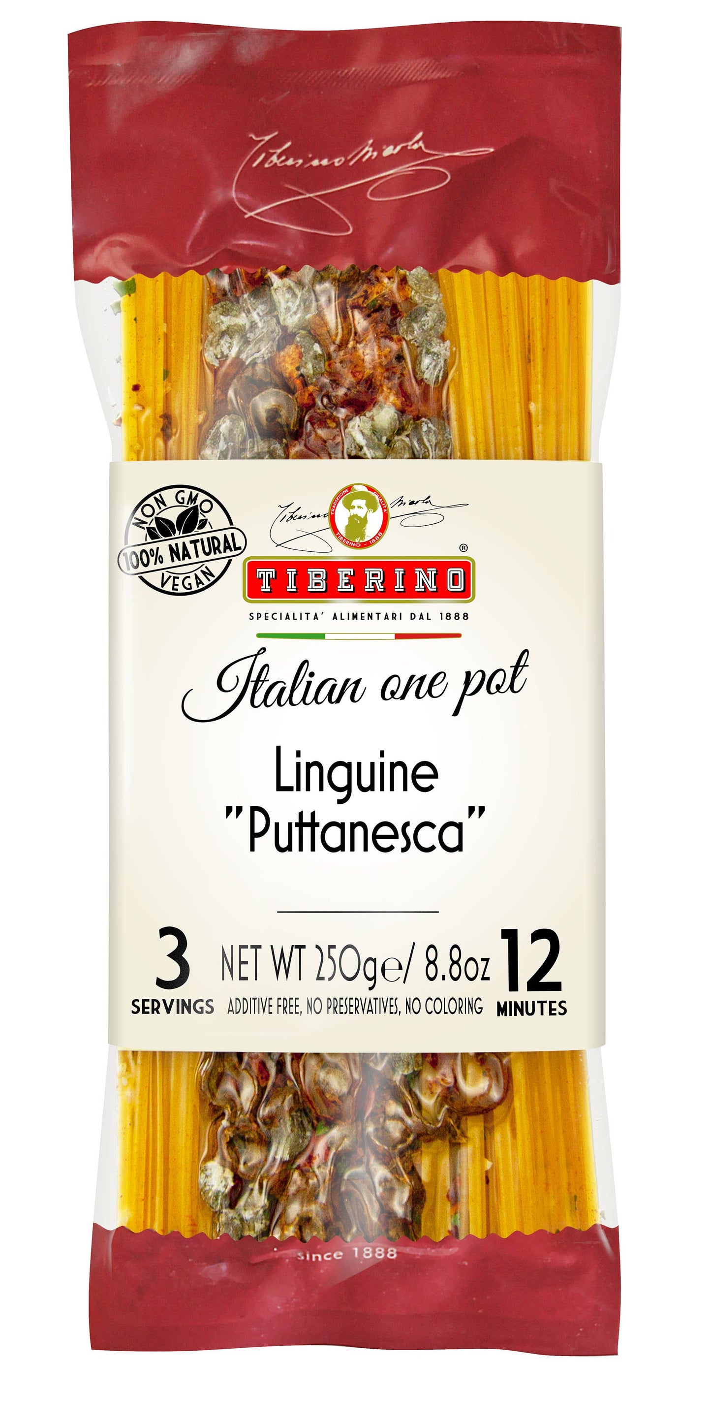Linguine “Puttanesca” w/Olives and Capers