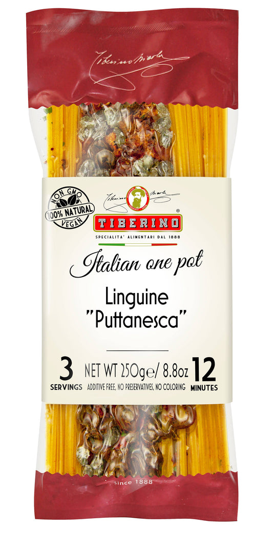 Linguine “Puttanesca” w/Olives and Capers