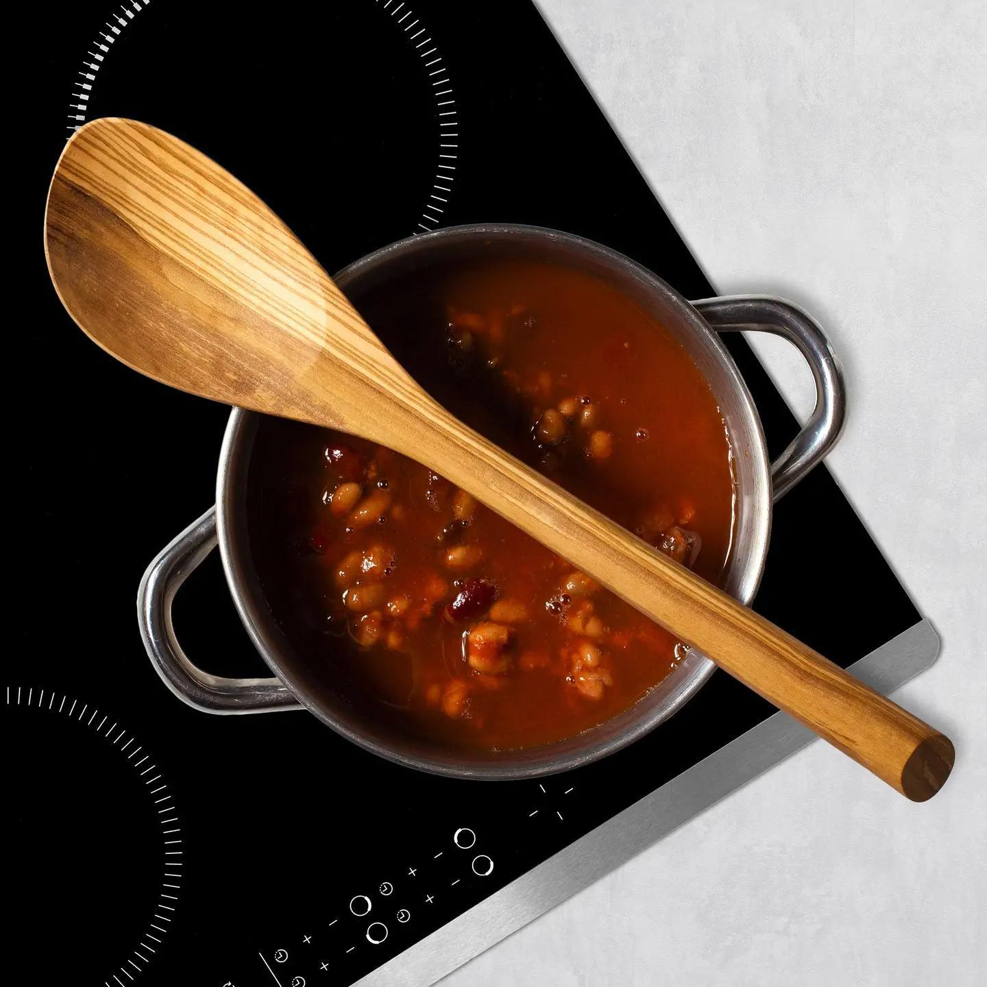 Rock & Branch® Olive Wood Cooking Spoon, Safe For Nonstick