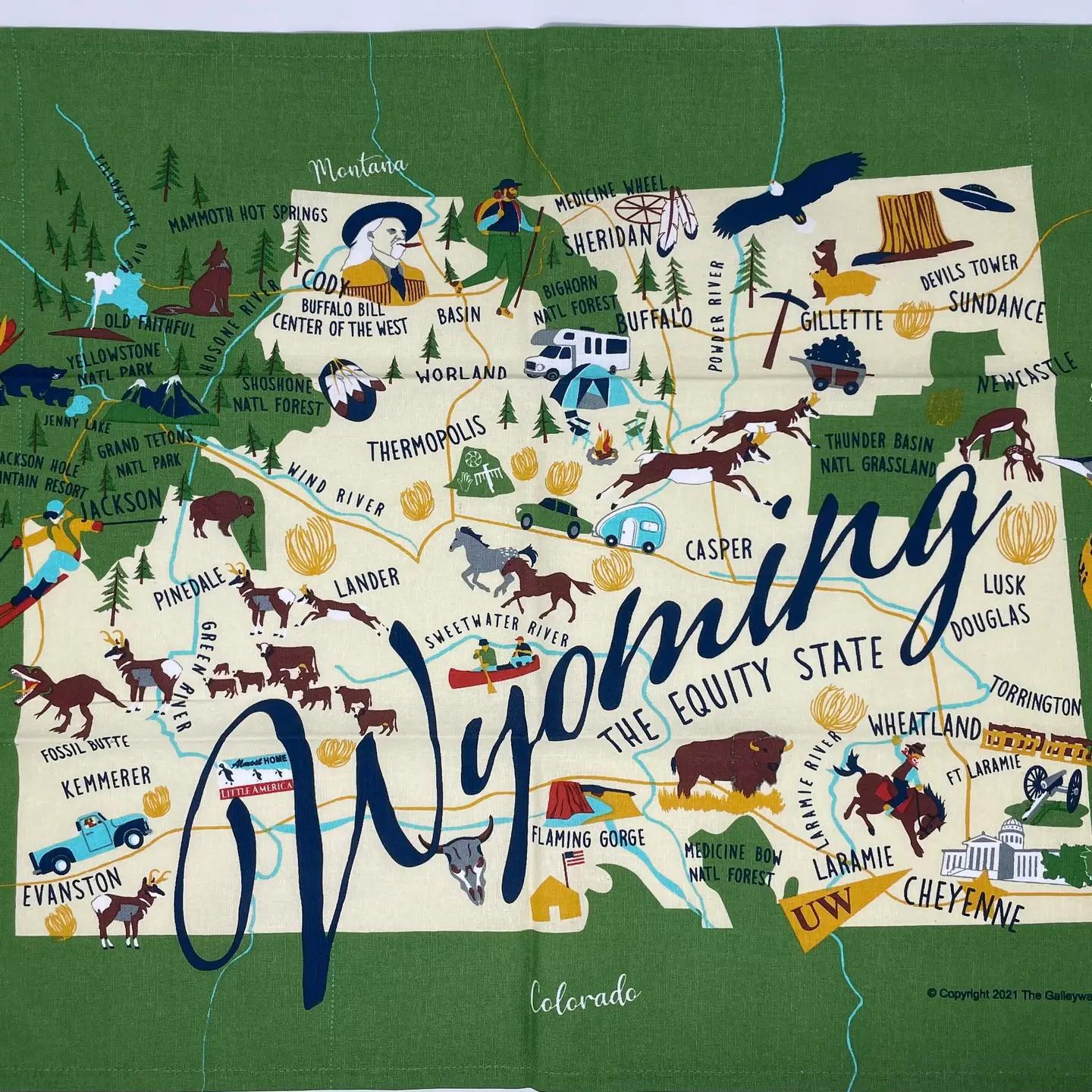 State Tea Towel