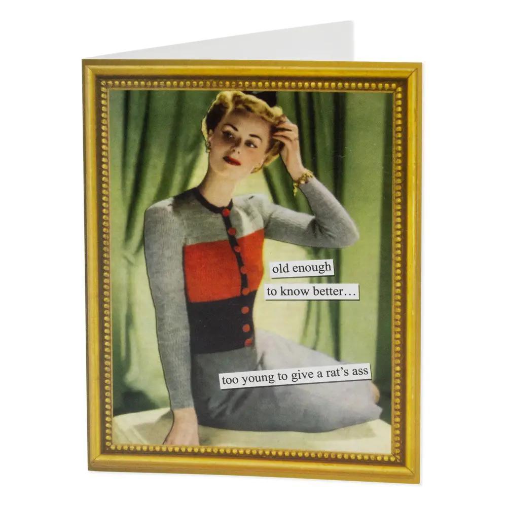 Birthday Card Rat's Ass Anne Taintor
