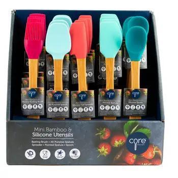 Bamboo + Silicone Mini Utensils
