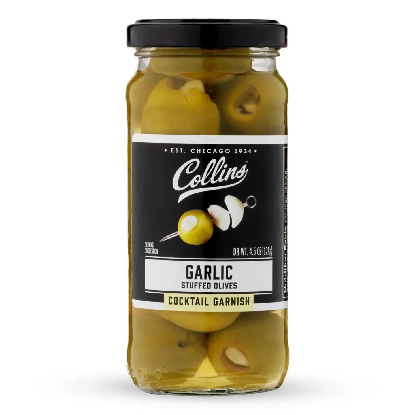 Garlic Stuffed Cocktail Olives