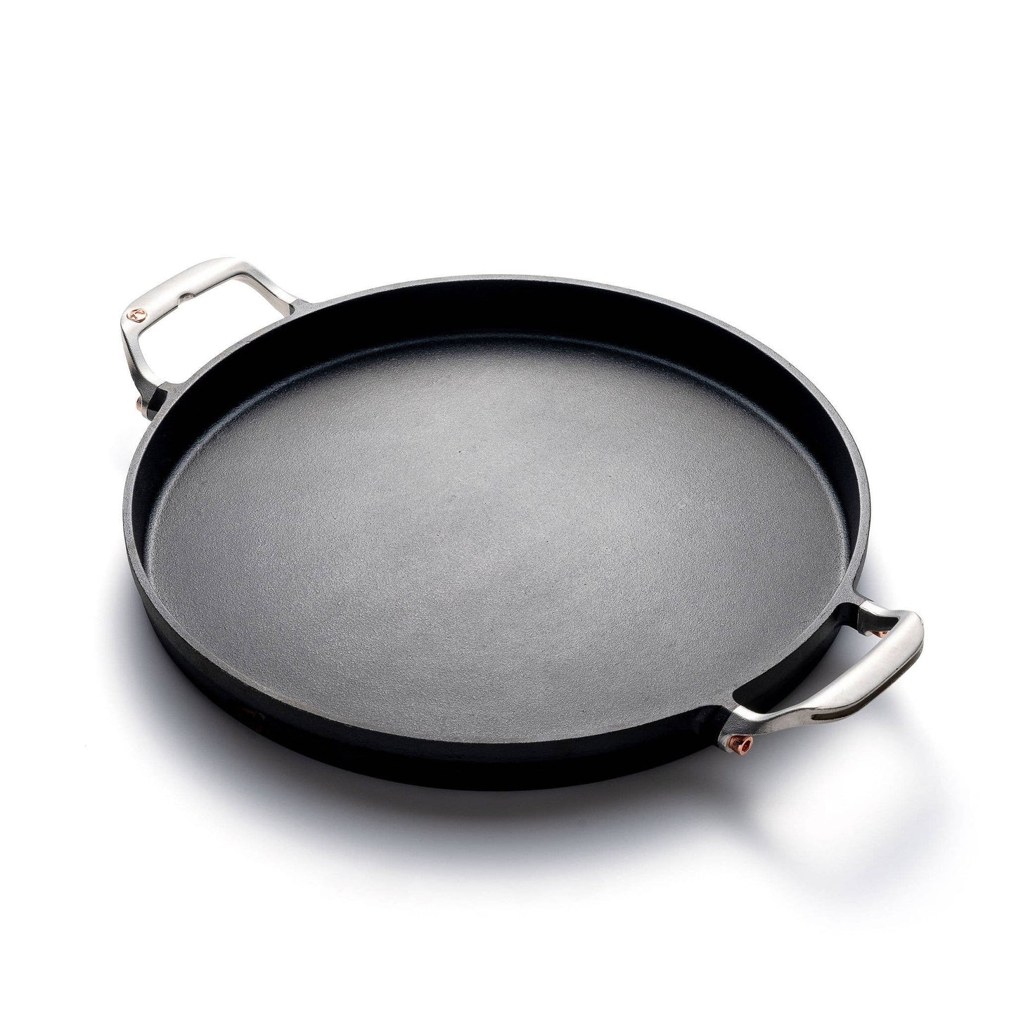 Outset Cast Iron Deep Dish Pizza and Paella Pan,14.25"x18.5"