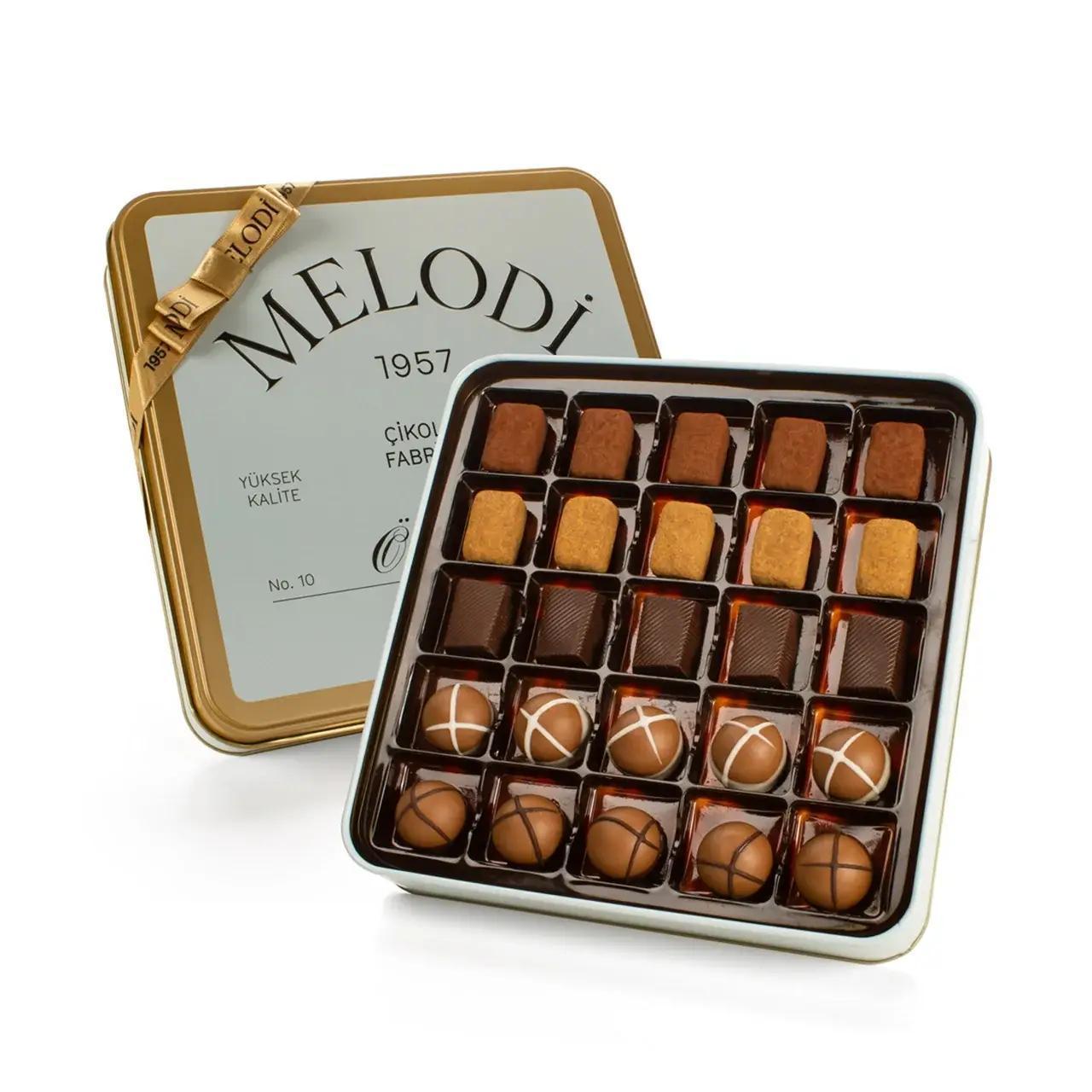 Valentine's Day Praline cHOCOLATE Luxury Metal Box