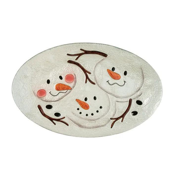 Snowman Platter