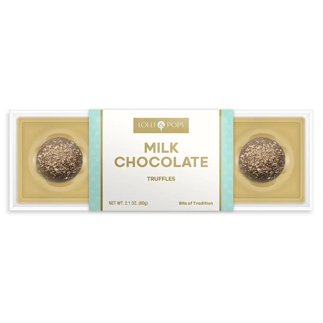 4 Pc Milk Chocolate Truffles