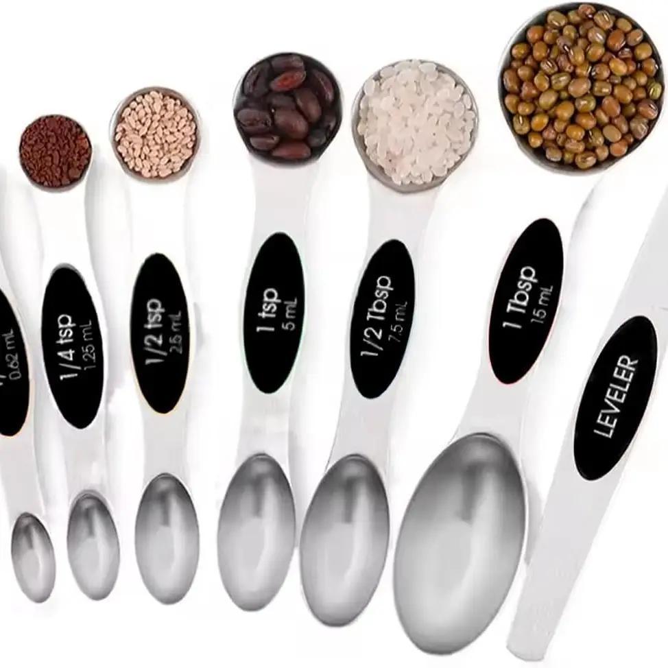 Stainless Steel Magnetic Measuring Spoon Set