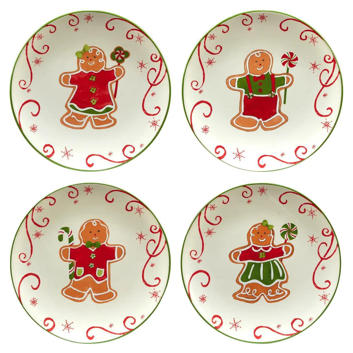 Gingerbread Dessert Plate Asst