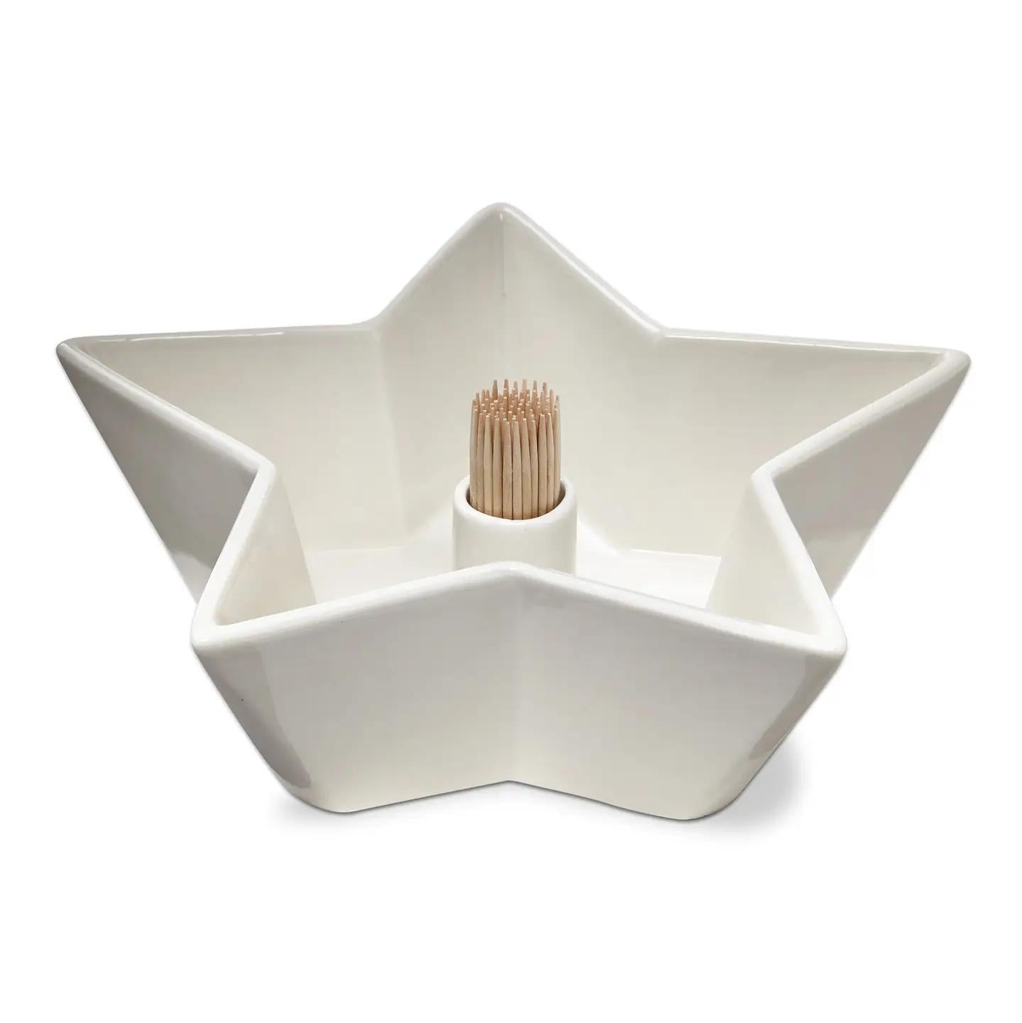 Star Bowl with Toothpick Holder