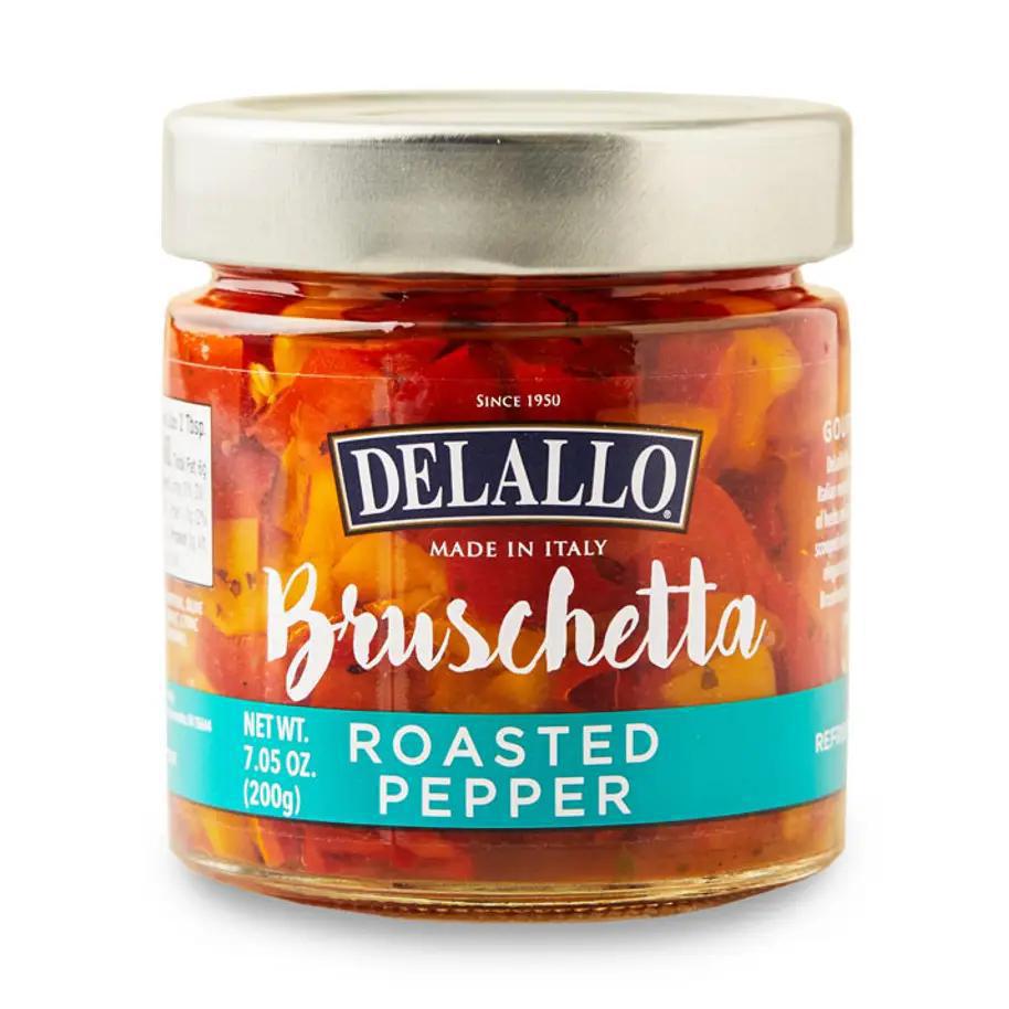 Roasted Pepper Bruschetta