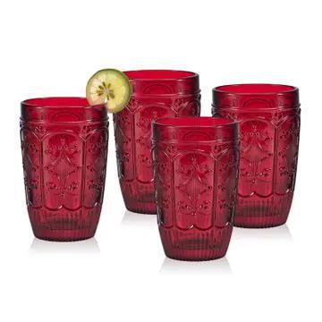 Red Glass Drinkware
