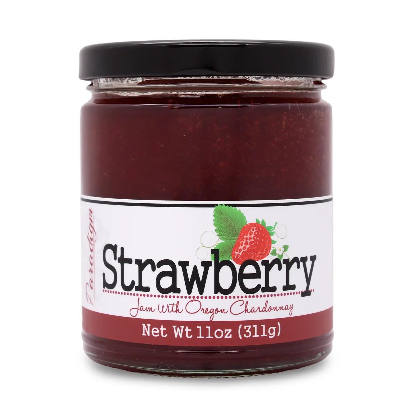 Strawberry Jam With Oregon Chardonnay