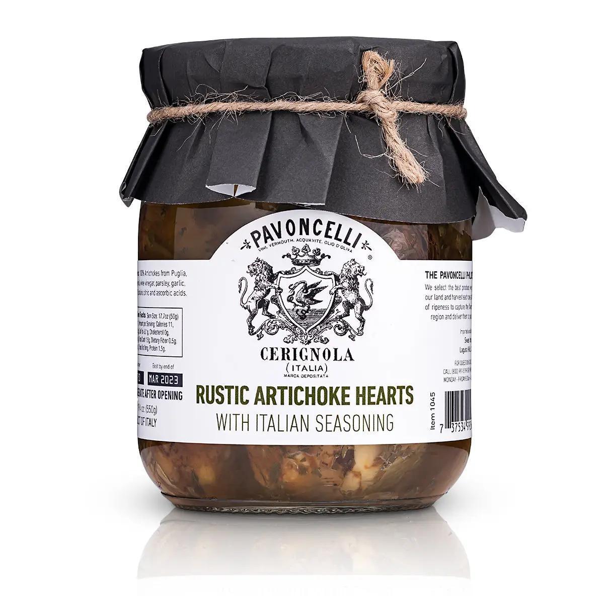 Rustic Artichoke Hearts