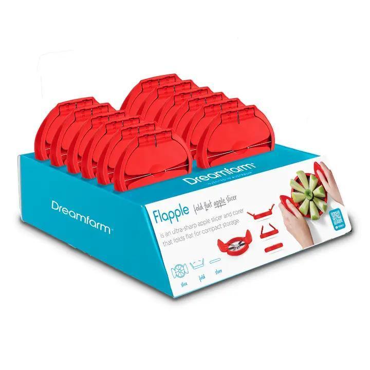 Flapple® - Fold Flat Apple Slicer & Corer - CDU default
