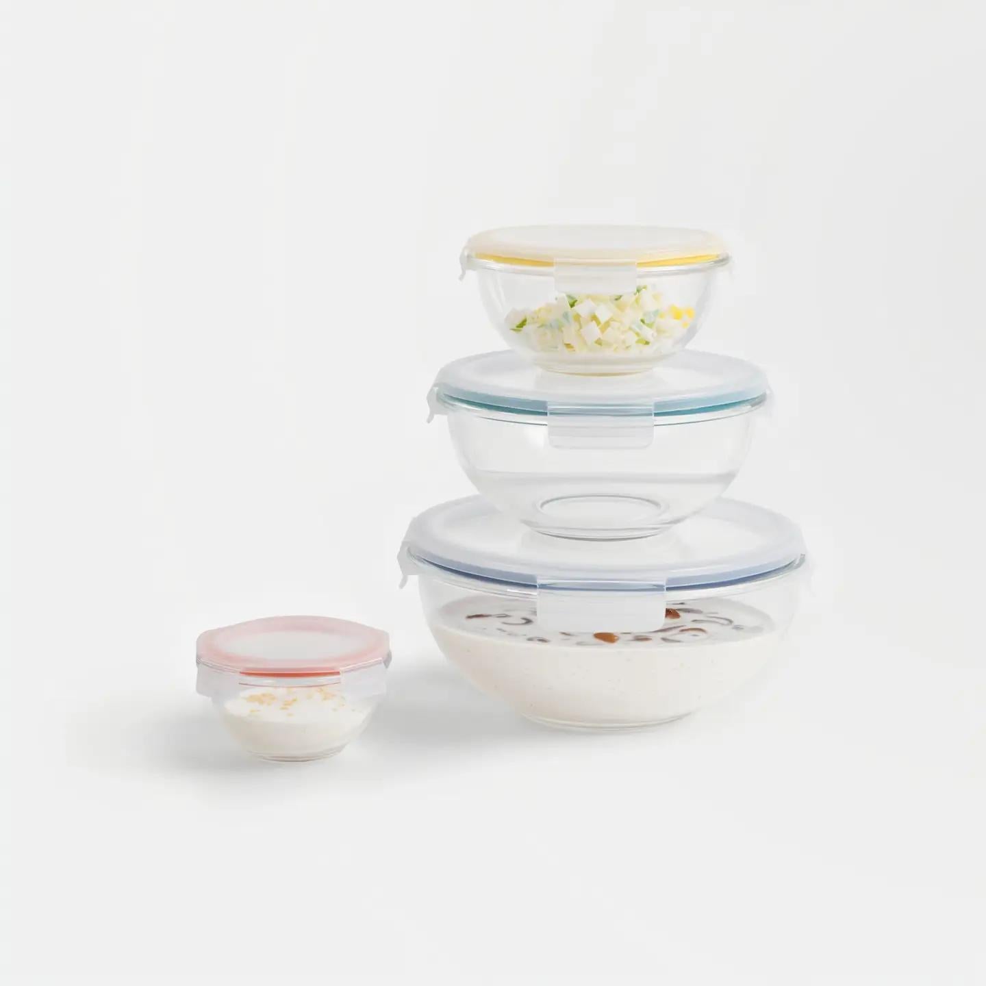 Mix & Store Glass Bowl Set