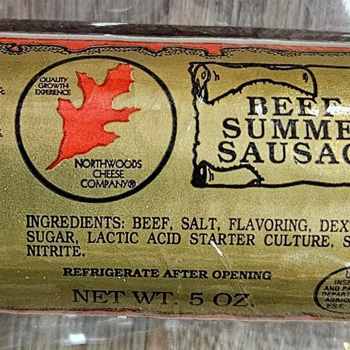 Northwoods 5oz All Beef Summer Sausage