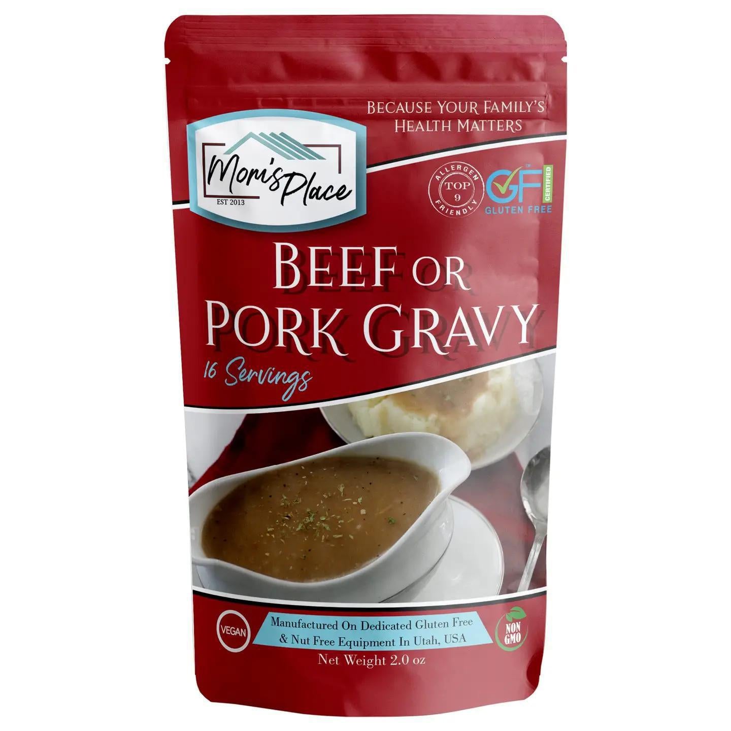 Gluten-Free Beef or Pork Gravy Mix