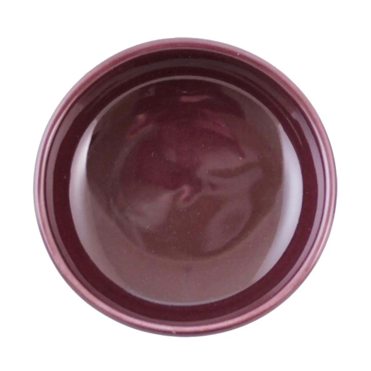 Small Round Bowl - Burgundy
