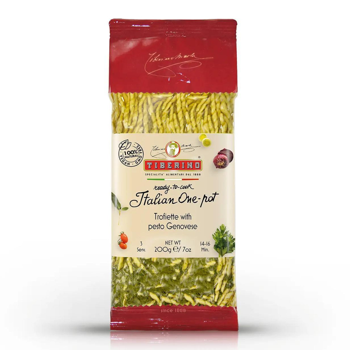 Trofiette with Basil Pesto