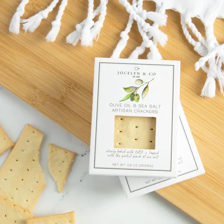 Artisan Mini Olive Oil & Sea Salt Crackers