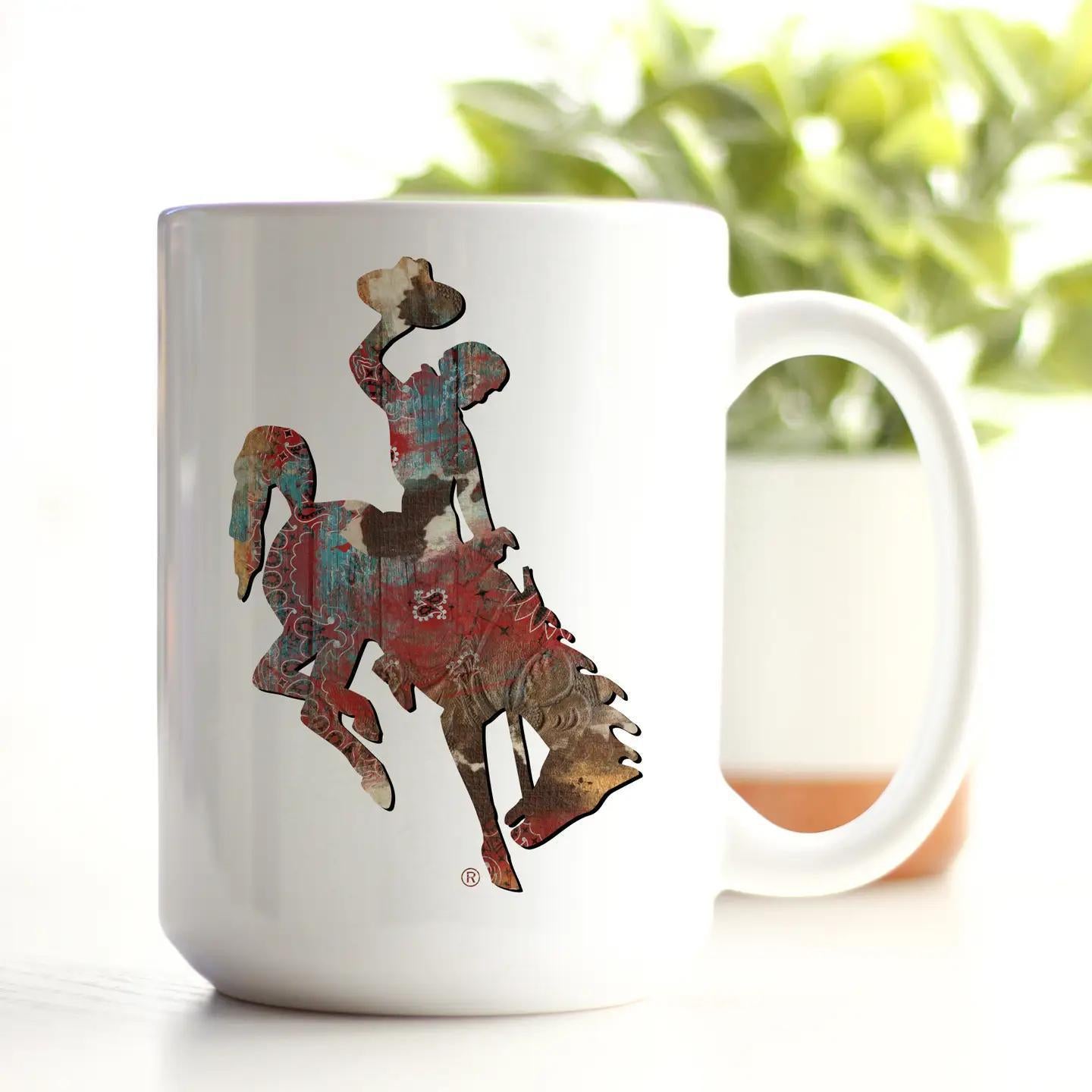 Western Wyoming Steamboat Ceramic Coffee Mug