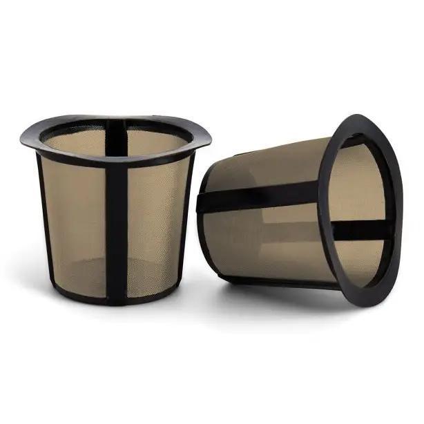 Gold Mesh Coffee K-Cup Filters Set of 2