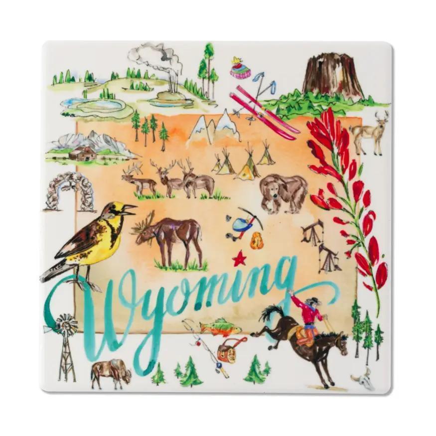 State Ceramic Coaster