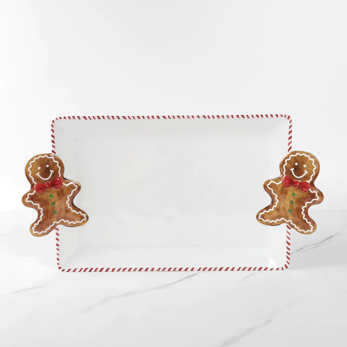 Gingerbread Man Rectangle Serving Tray