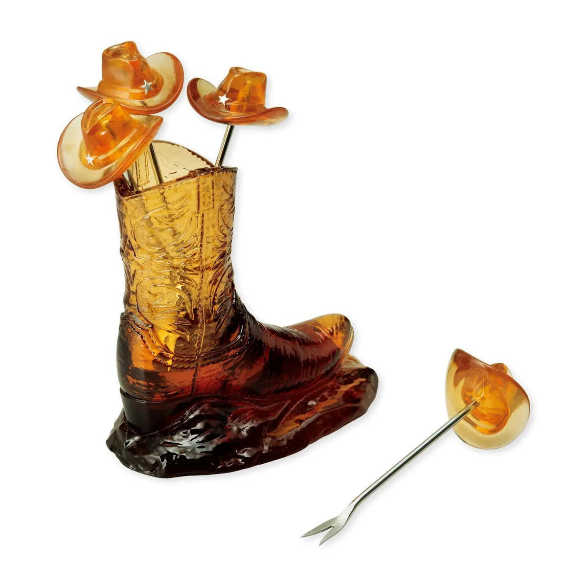 5-Piece Cowboy Boot Cocktail Pick Set