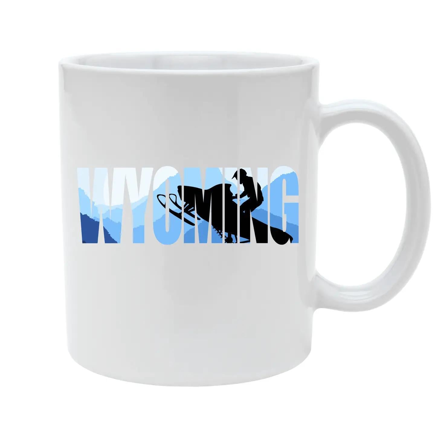 Wyoming White Ceramic Mug