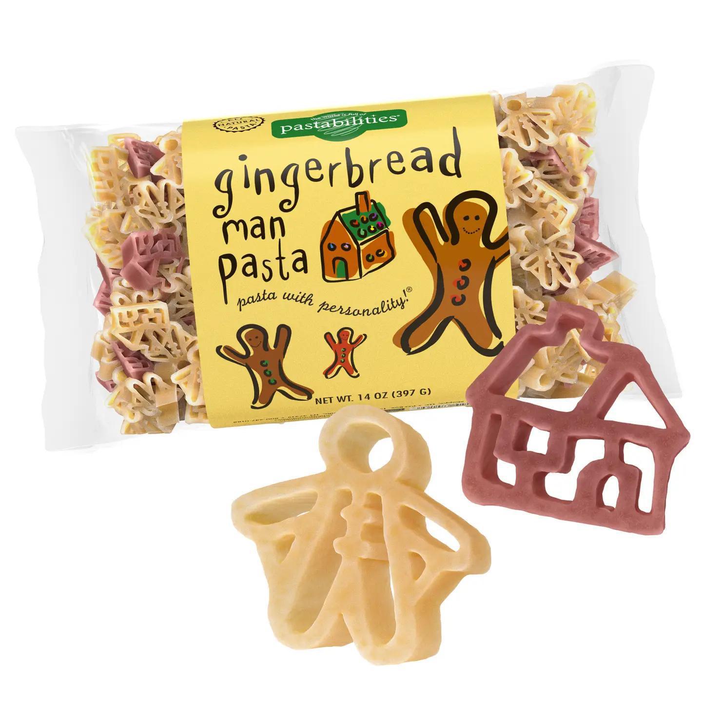 Gingerbread Man Pasta