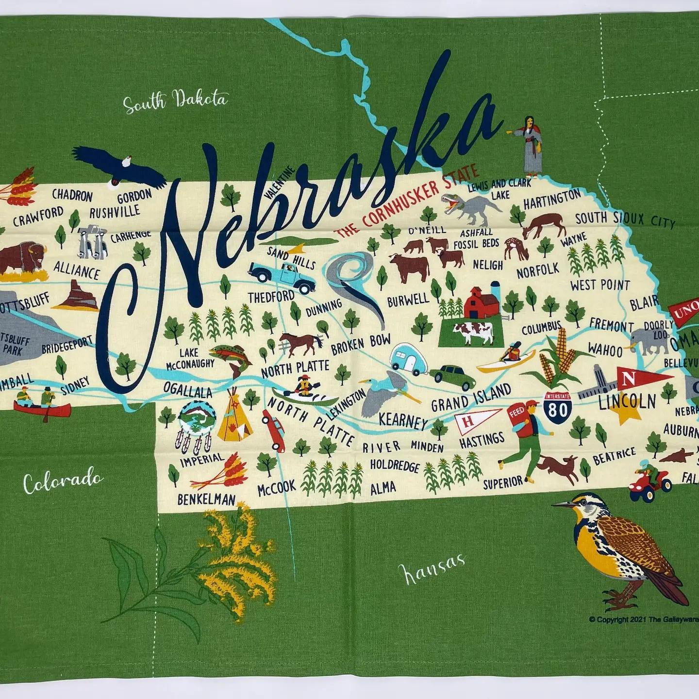 State Tea Towel