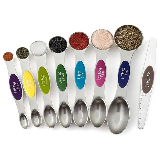 Stainless Steel Magnetic Measuring Spoon Set