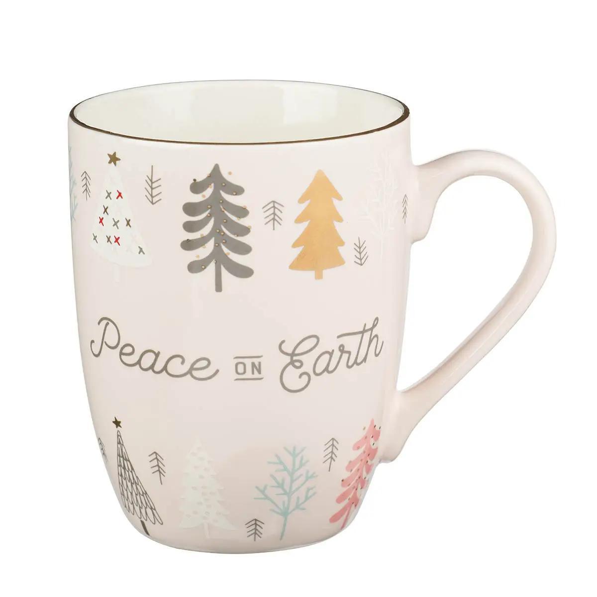 Pink Peace On Earth Mug