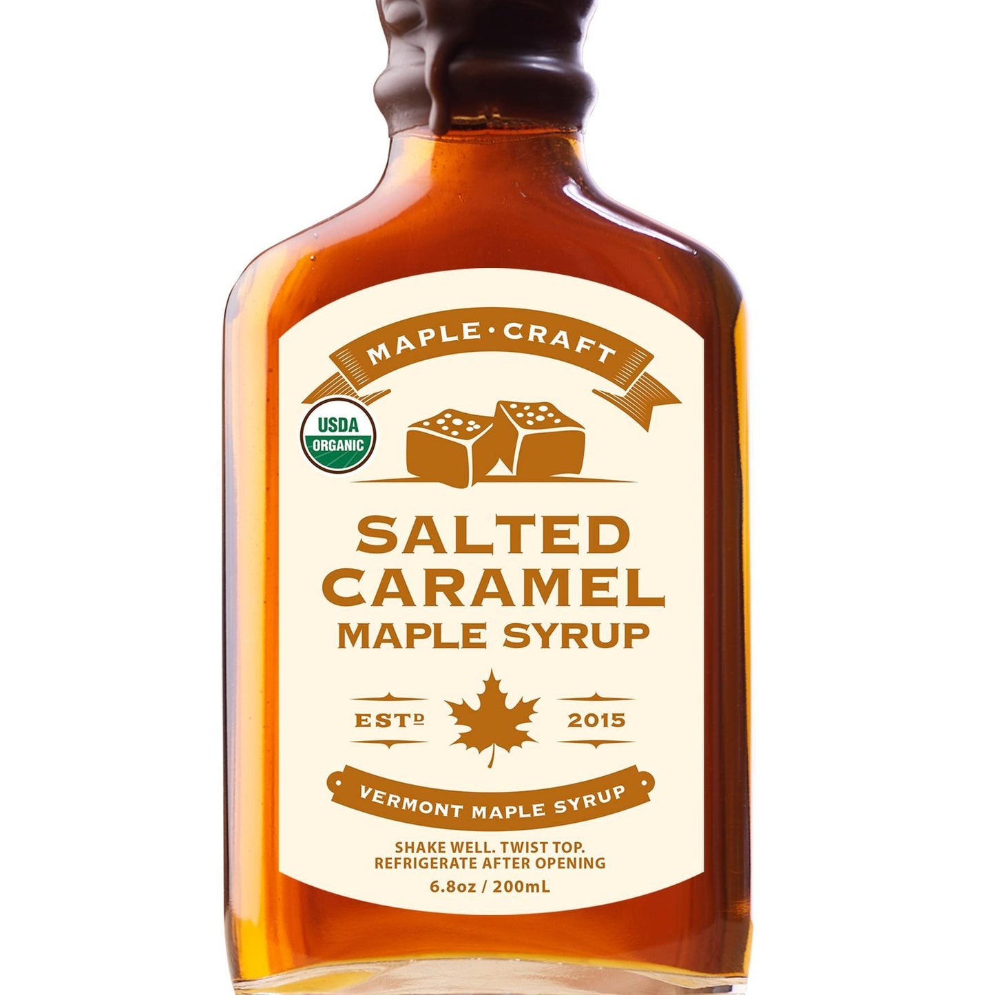 Salted Caramel Maple Syrup