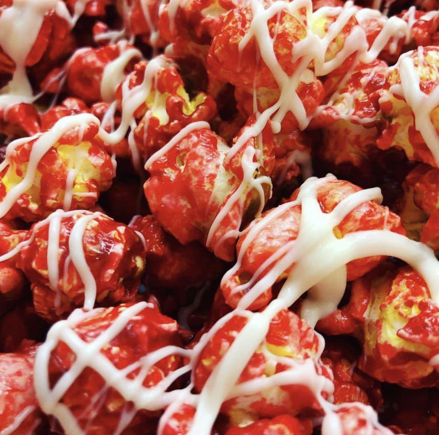 White Chocolate Raspberry Popcorn CP