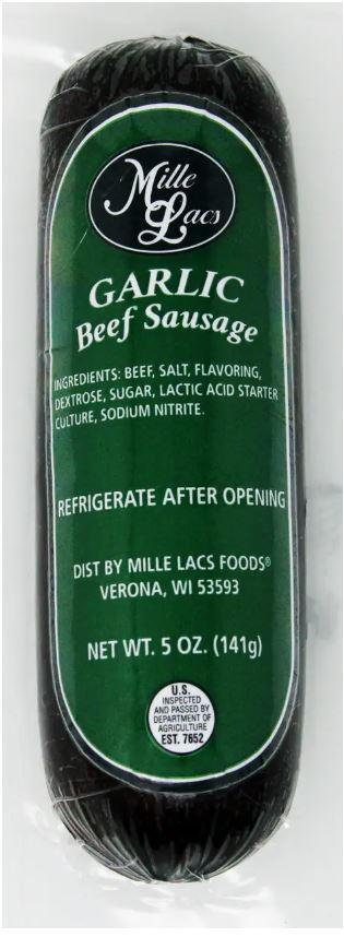 5oz Garlic Beef Summer Sausage