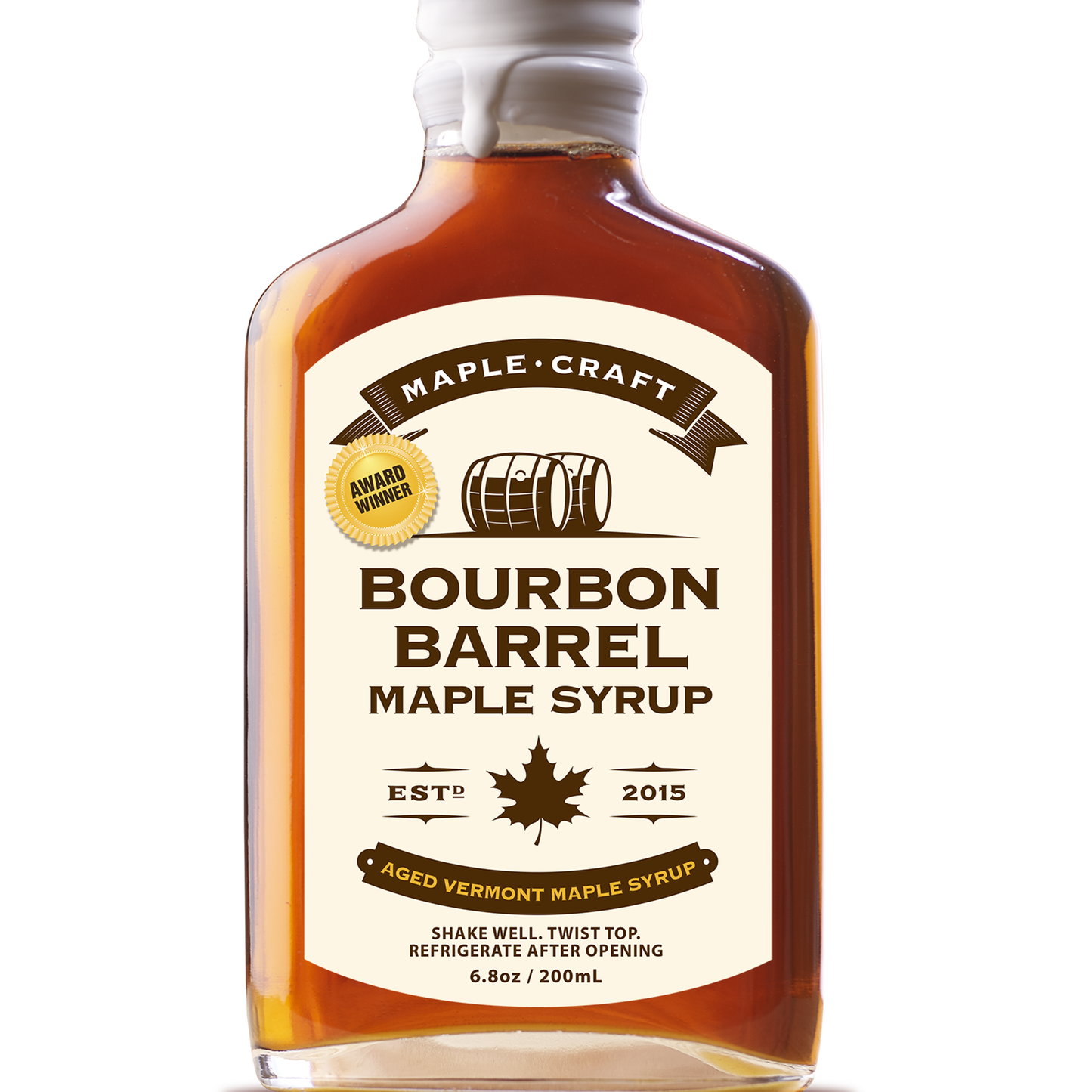 Bourbon Barrel Maple Syrup