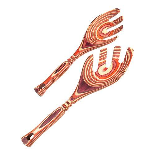 Pakka Mini Salad and Pasta Servers Red
