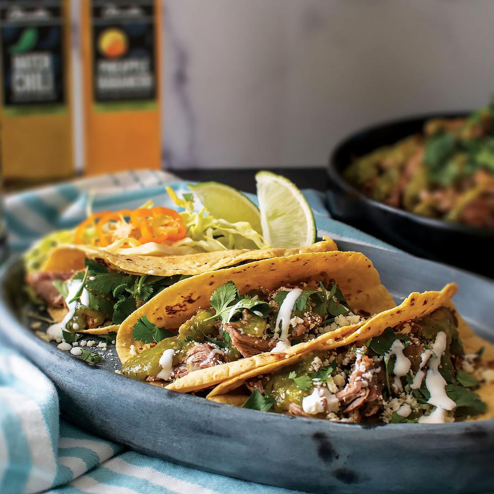 Chili Verde Pork Carnitas