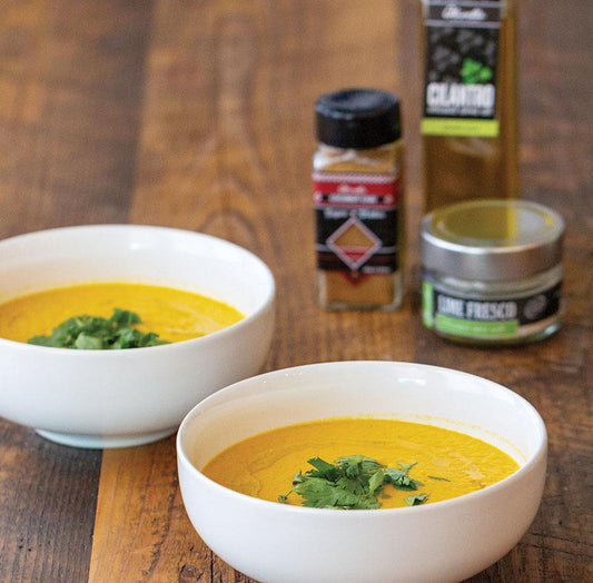 Coconut  Chai Carrot Soup