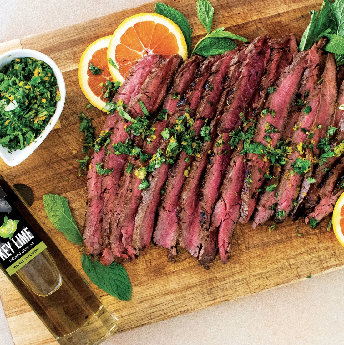 Flank Steak with Mojo Gremolata