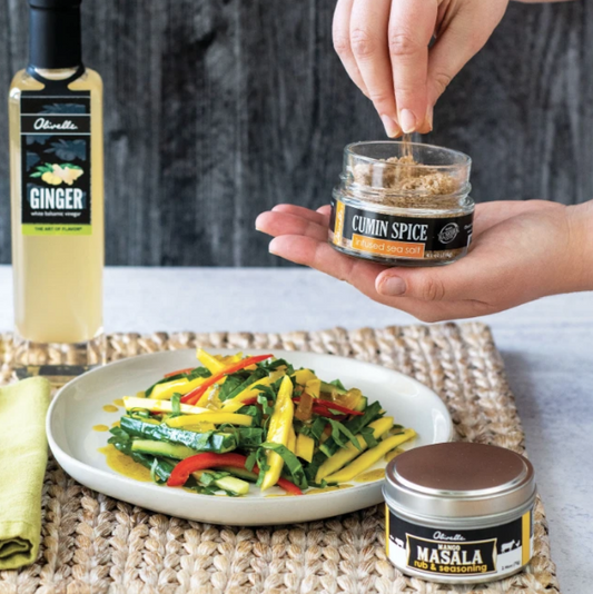 Mango Cucumber Salad with Candied Ginger Dressing